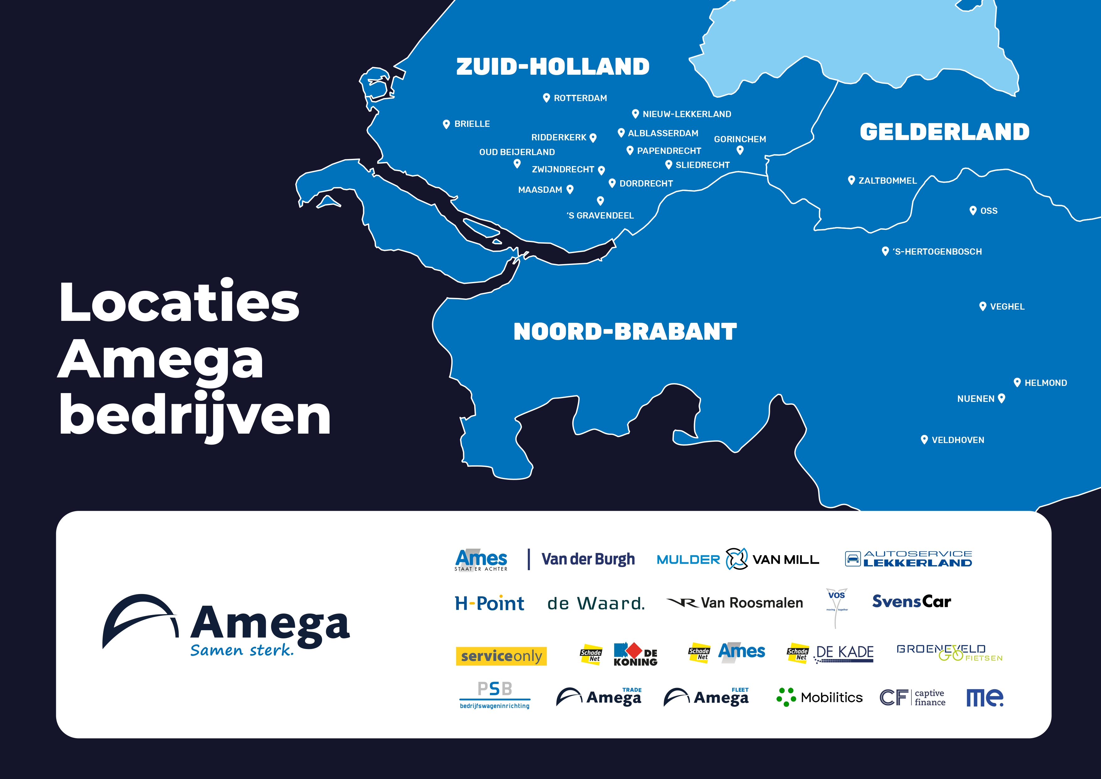 amega locaties