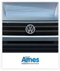 blauwe Volkswagen bedrijfswagens grille met Ames Volkswagen bedrijfswagens logo