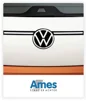wit met oranje Volkswagengrille met Ames Volkswagen logo