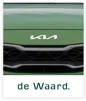 Groene Kia grille met de waard logo