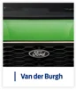 Groene Ford grille met Van der Burgh logo